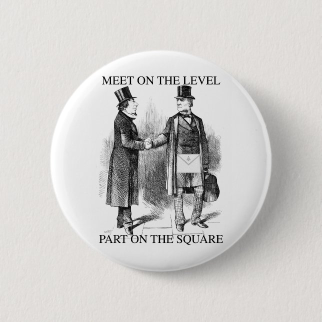 Masons Meeting Button (Front)