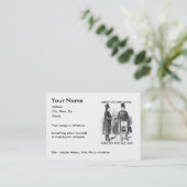 Masons Meeting, Large size Business Card (Standing Front)