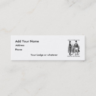 Masons Meeting Skinny Card