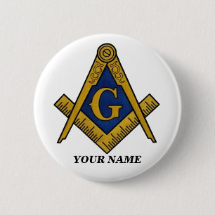 MASONS PINBACK BUTTON