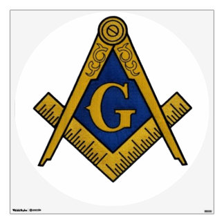 MASONS WALL DECAL (30x30) MEDIUM