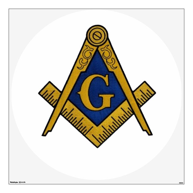 MASONS WALL DECAL (48x48) LARGE (Front)