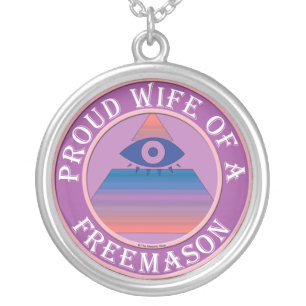 Masons Wife Silver Plated Necklace