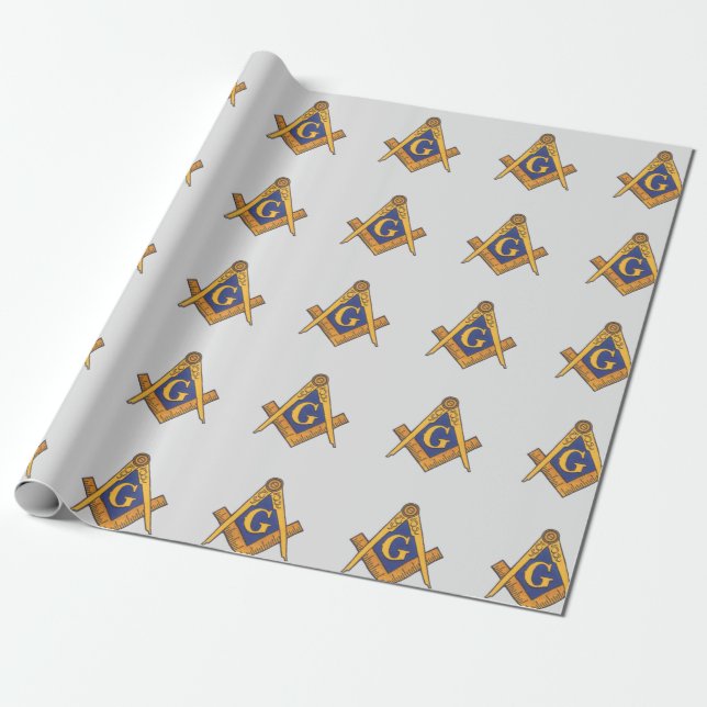 MASONS WRAPPING PAPER (Unrolled)