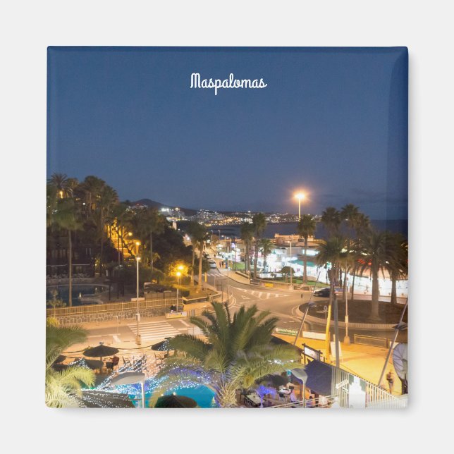 Maspalomas Blue Hour Magnet (Front)