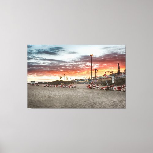 Maspalomas Sunset Canvas Print
