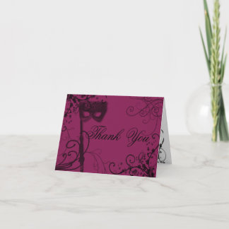 masquerade09blank, Thank You Card