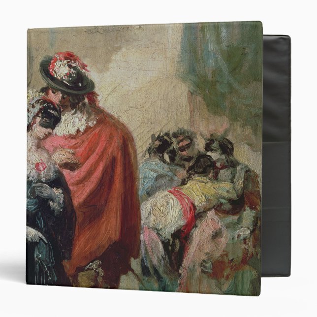 Masquerade 3 Ring Binder (Front/Inside)