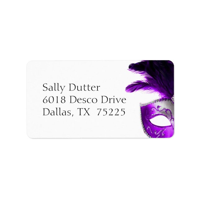 Masquerade Address Labels (Front)