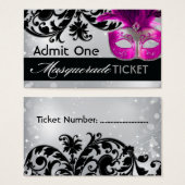 Masquerade Admission Tickets (Front & Back)