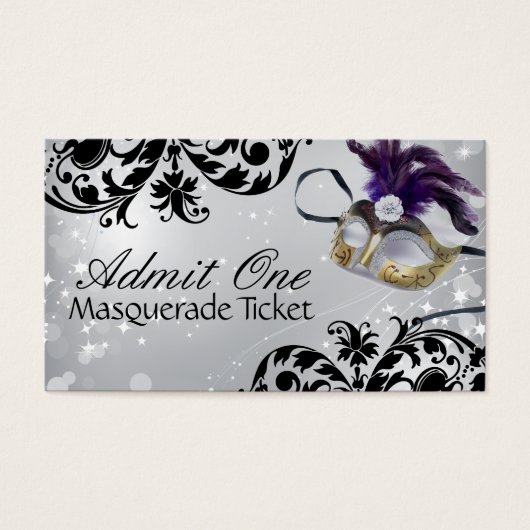 Masquerade Admission Tickets (Front)