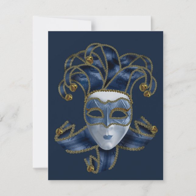 Masquerade Ball - Designer Party Invitation (Front)