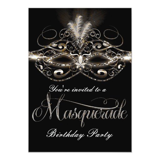 Elegant Masquerade Ball Invitations 6