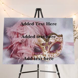 Masquerade Ball Foam Board