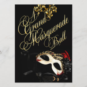 Masquerade Ball Invitation