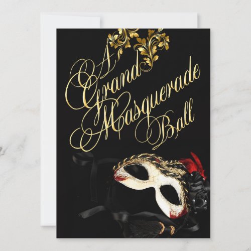 Masquerade Ball Invitation