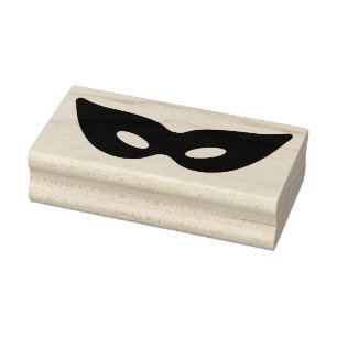 Masquerade Ball Mask Rubber Stamp