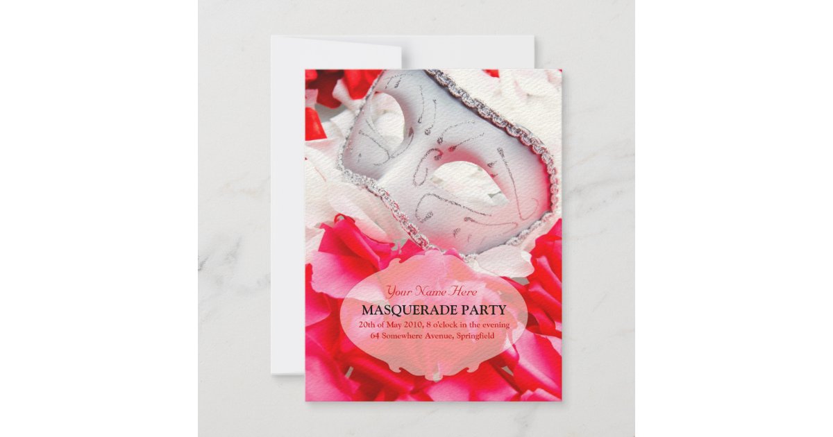 Masquerade Ball RSVP Cards | Zazzle