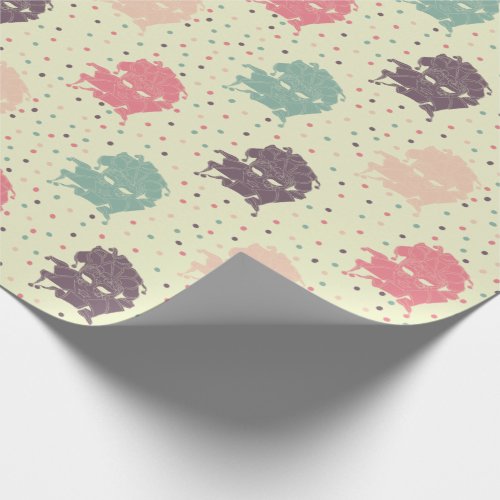 Masquerade Ball Venetian Masks Patterned Wrapping Paper