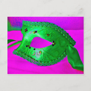 Masquerade Bash Postcard