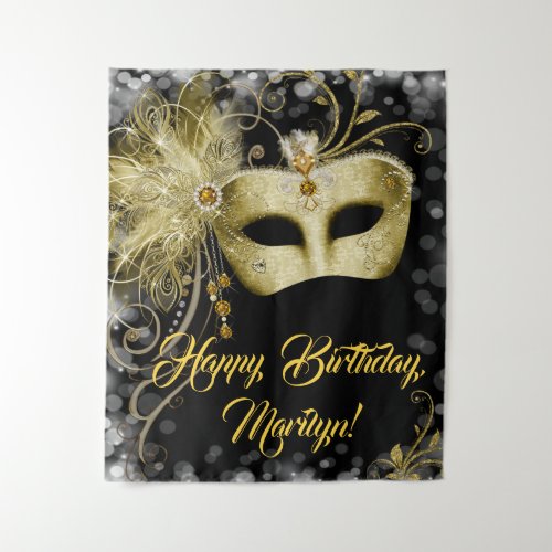 Masquerade Birthday Party Backdrop