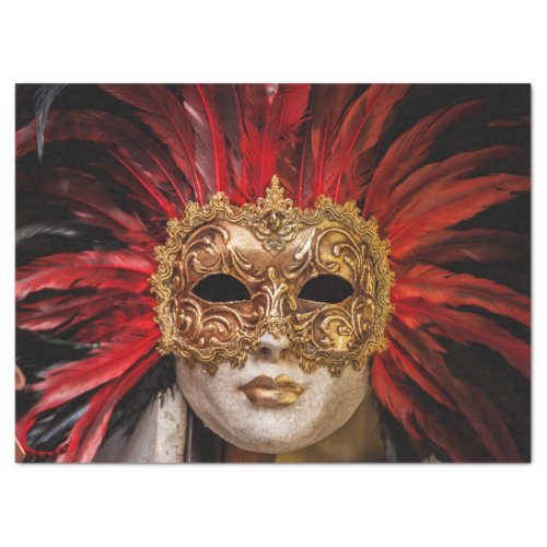 Masquerade Carnival Costume Mask 19 Decoupage Tissue Paper