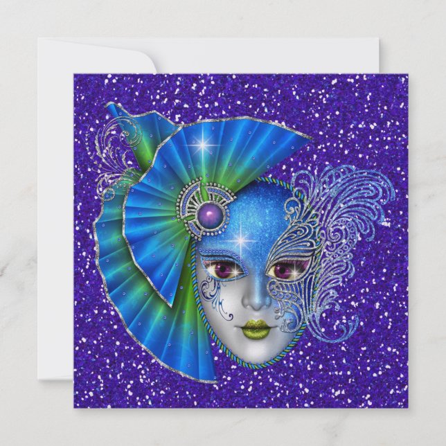 Masquerade -  Costume Party Invitation by SRF (Front)