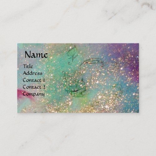 MASQUERADE Dance Music blue redpink Business Card