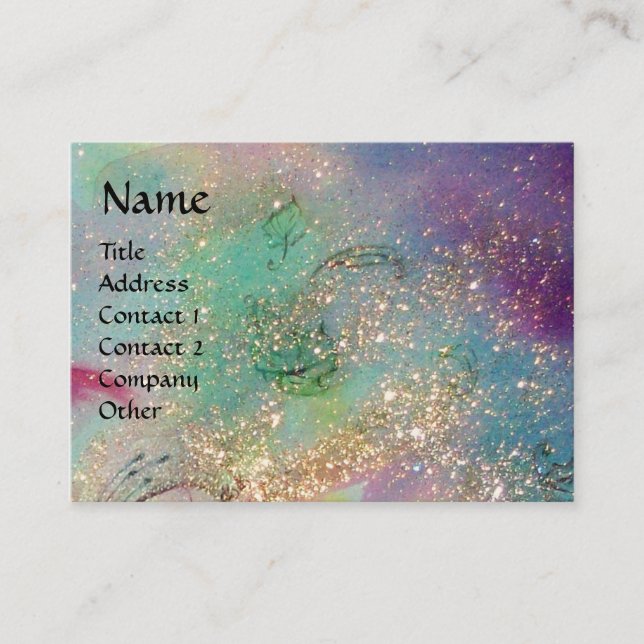 MASQUERADE ,Dance ,Music, blue red,pink Business Card (Front)