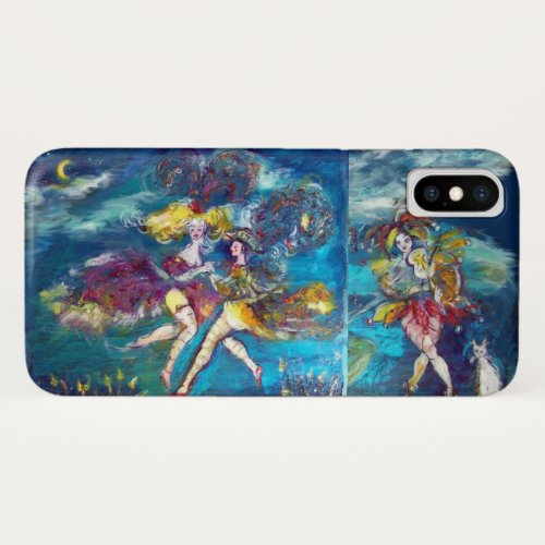MASQUERADE DANCING AND MUSIC IN THE NIGHT iPhone X CASE