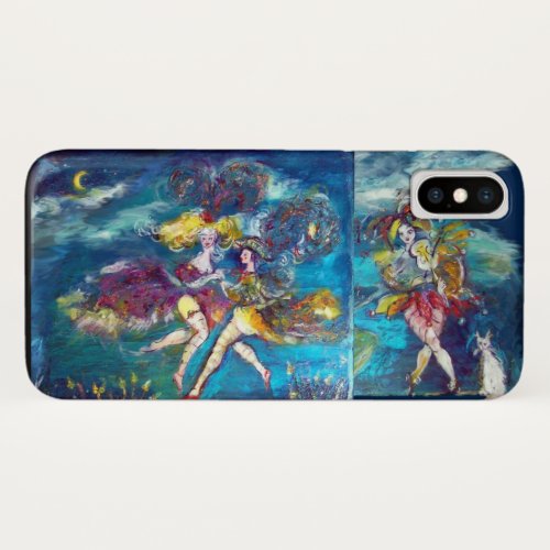 MASQUERADE DANCING AND MUSIC IN THE NIGHT iPhone XS CASE