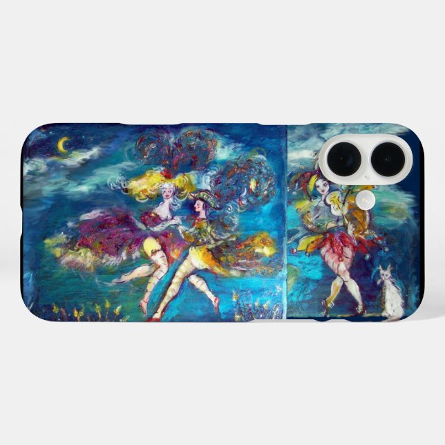 MASQUERADE DANCING AND MUSIC IN THE NIGHT Case-Mate iPhone CASE (Back (Horizontal))