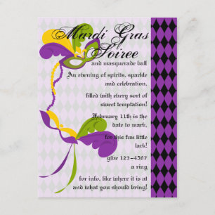 Masquerade Gala Invitation