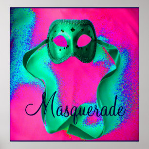 "Masquerade I" Poster - Customizable