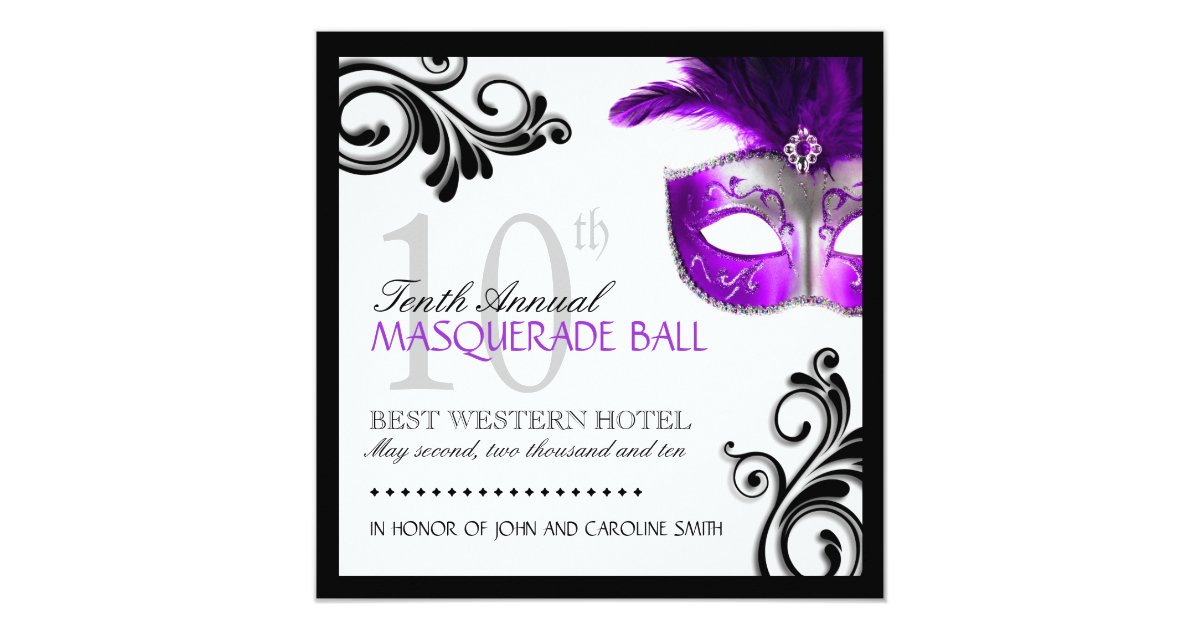Masquerade Invitation