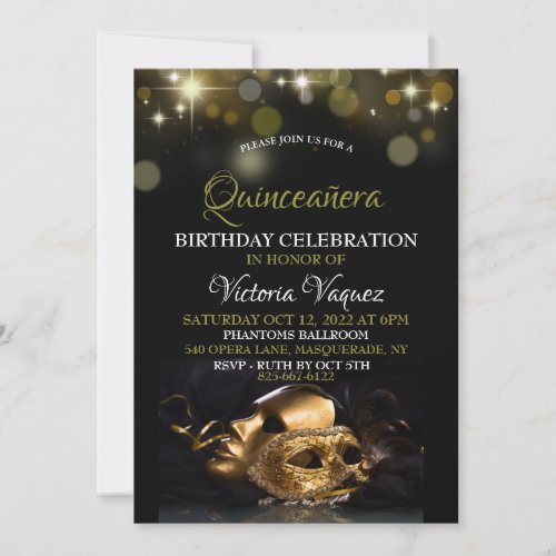 Masquerade Invitation