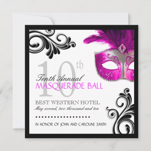 Masquerade Invitation (Front)
