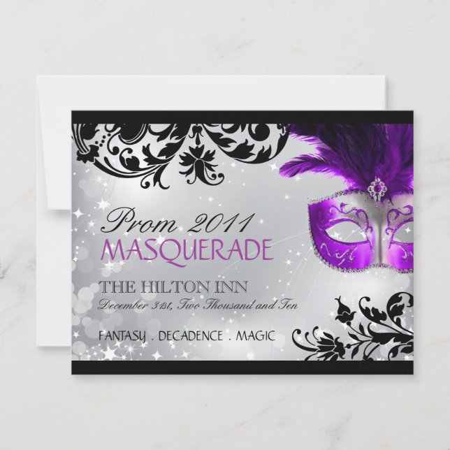 Masquerade Invitation (Front)