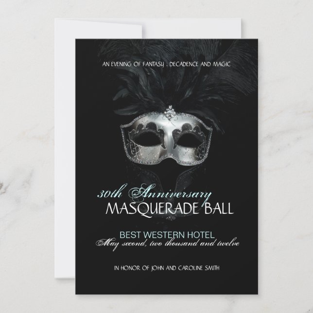 Masquerade Invitation (Front)