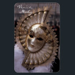 Masquerade Magnet<br><div class="desc">Carnival costume from the Carnival of Venice, Italy. Il Carnevale di Venezia, one of the most famous carnivals in the world, renowned for its' beautiful masks, begins about two weeks before Ash Wednesday and ends on Shrove Tuesday (Mardi Gras) right before Lent.</div>