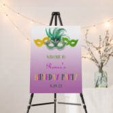 Masquerade Party Welcome Sign,masquerade Birthday Party Welcome  Sign,masquerade Prom Welcome Sign,masquerade Party Welcome  Sign,lavender,ms9 