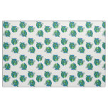 Masquerade Mardi Gras Mask Green Fabric