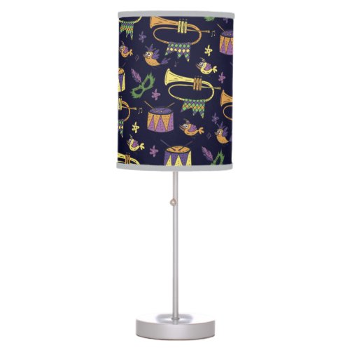 Masquerade Mardi Gras Table Lamp