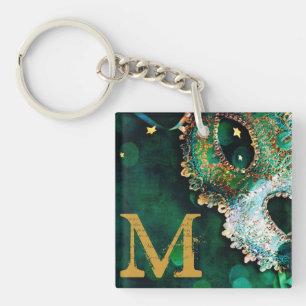 Masquerade Mask Costume Halloween Mardi Key Chain