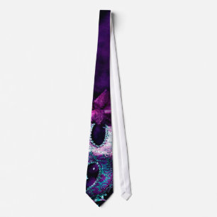 Masquerade Mask Costume Halloween Mardi Mens Tie