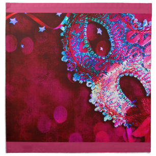 Masquerade Mask Costume Halloween Mardi Napkins