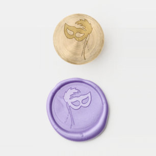 Masquerade Mask NOLA Mardi Gras Drama Club Wax Seal Stamp