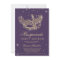 Masquerade mask purple gold glitter Sweet 16