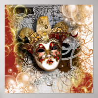 Fantasy Masquerade Full-color Acrylic Frame