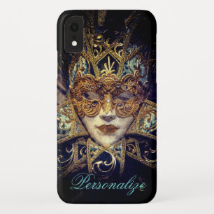 Masquerade mask Victorian elegant gothic iPhone XR Case